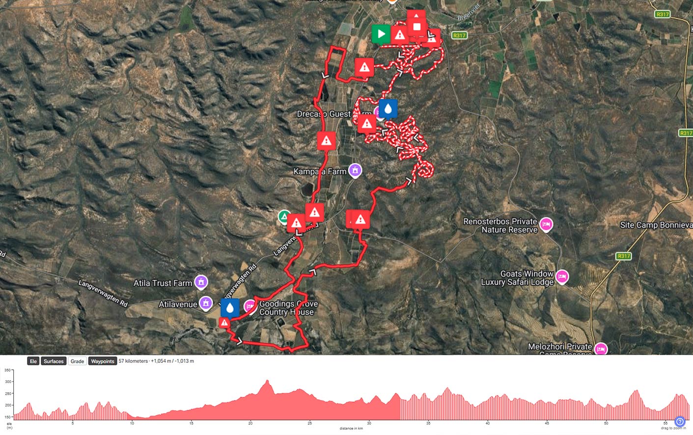 57km